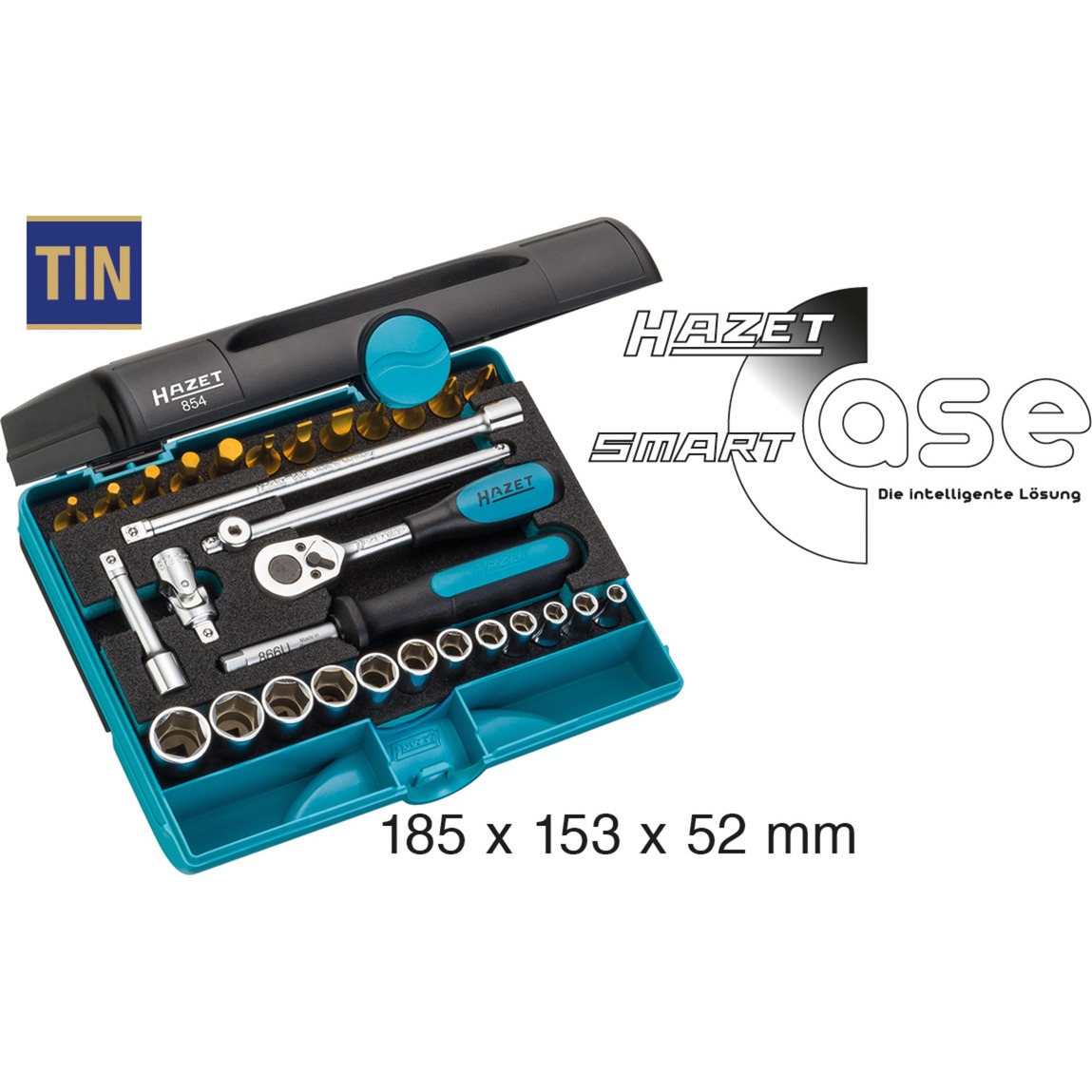 Hazet Steckschlüssel-Satz 854-2, Werkzeug-Set | 04000896175475 Hazet Steckschlüssel-Satz 854-2, Werkzeug-Set | 04000896175475