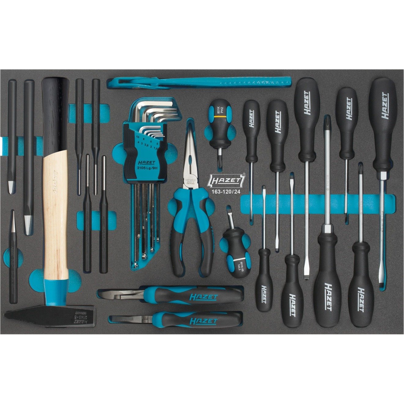 Hazet Universal-Satz 163-120/24, Werkzeug-Set | 04000896153572 Hazet Universal-Satz 163-120/24, Werkzeug-Set | 04000896153572