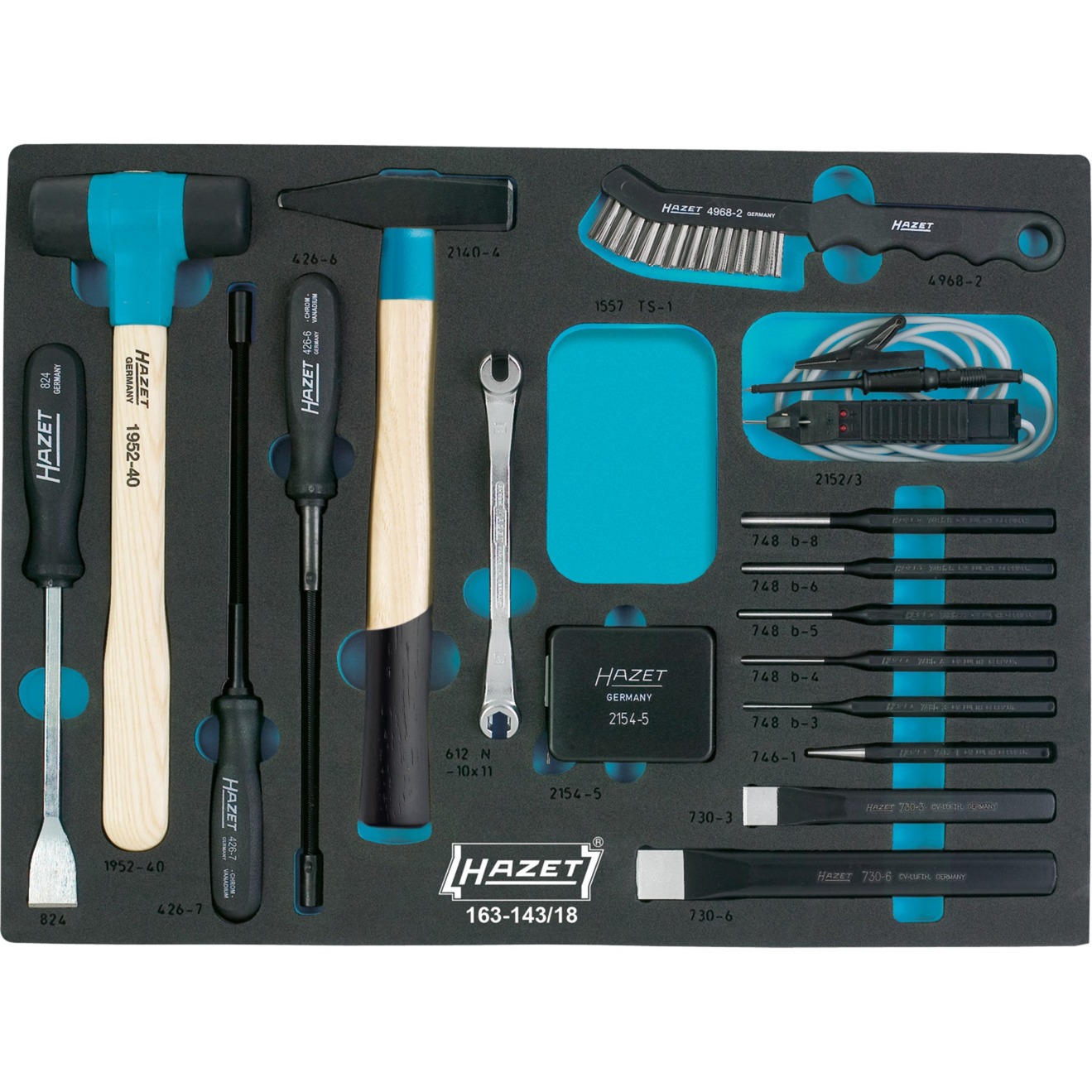Hazet Universal-Satz 163-143/18, Werkzeug-Set | 04000896151929 Hazet Universal-Satz 163-143/18, Werkzeug-Set | 04000896151929