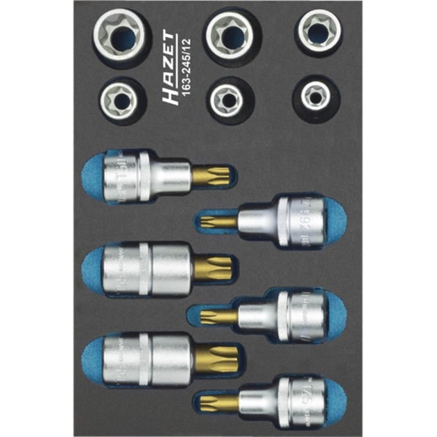 Hazet Werkzeug-Satz TORX® 163-245/12, Werkzeug-Set | 04000896178049 Hazet Werkzeug-Satz TORX® 163-245/12, Werkzeug-Set | 04000896178049