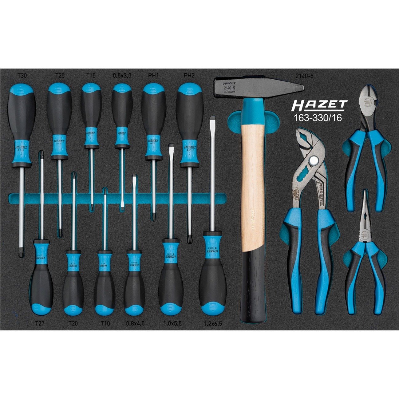 Hazet Werkzeug-Sortiment 163-330/16, Werkzeug-Set | 04000896191826 Hazet Werkzeug-Sortiment 163-330/16, Werkzeug-Set | 04000896191826