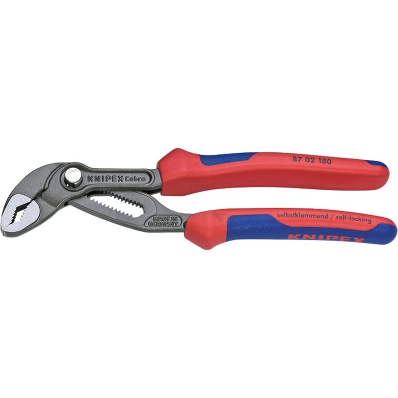 Knipex Cobra 87 02 180, 180mm, Rohr- / Wasserpumpen-Zange | 04003773042396 Knipex Cobra 87 02 180, 180mm, Rohr- / Wasserpumpen-Zange | 04003773042396