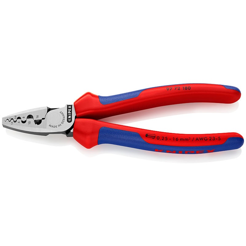 Knipex Crimpzange 97 72 180 | 04003773060185