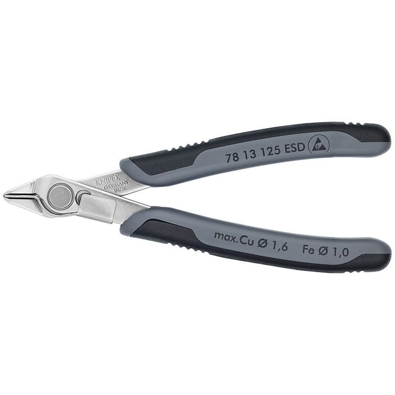 Knipex Electronic Super Knips ESD, 78 13 12 5 ESD, Elektronik-Zange | 04003773025153 Knipex Electronic Super Knips ESD, 78 13 12 5 ESD, Elektronik-Zange | 04003773025153