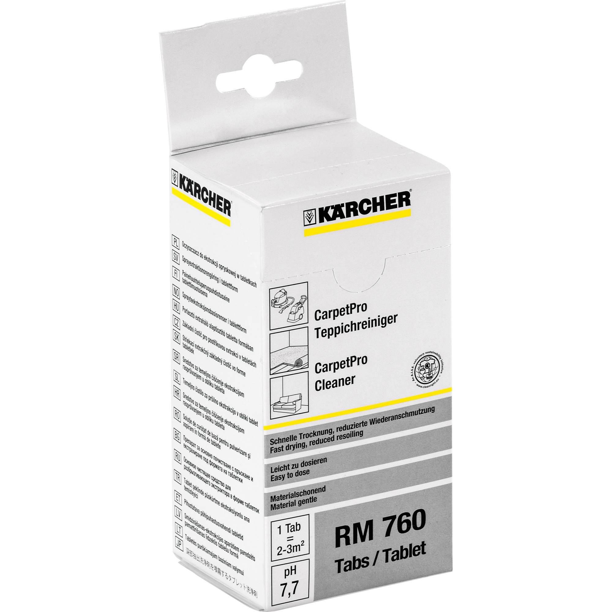Karcher CarpetPro Teppichreiniger RM 760 Tabs, Reinigungsmittel | 04054278032351 Karcher CarpetPro Teppichreiniger RM 760 Tabs, Reinigungsmittel | 04054278032351