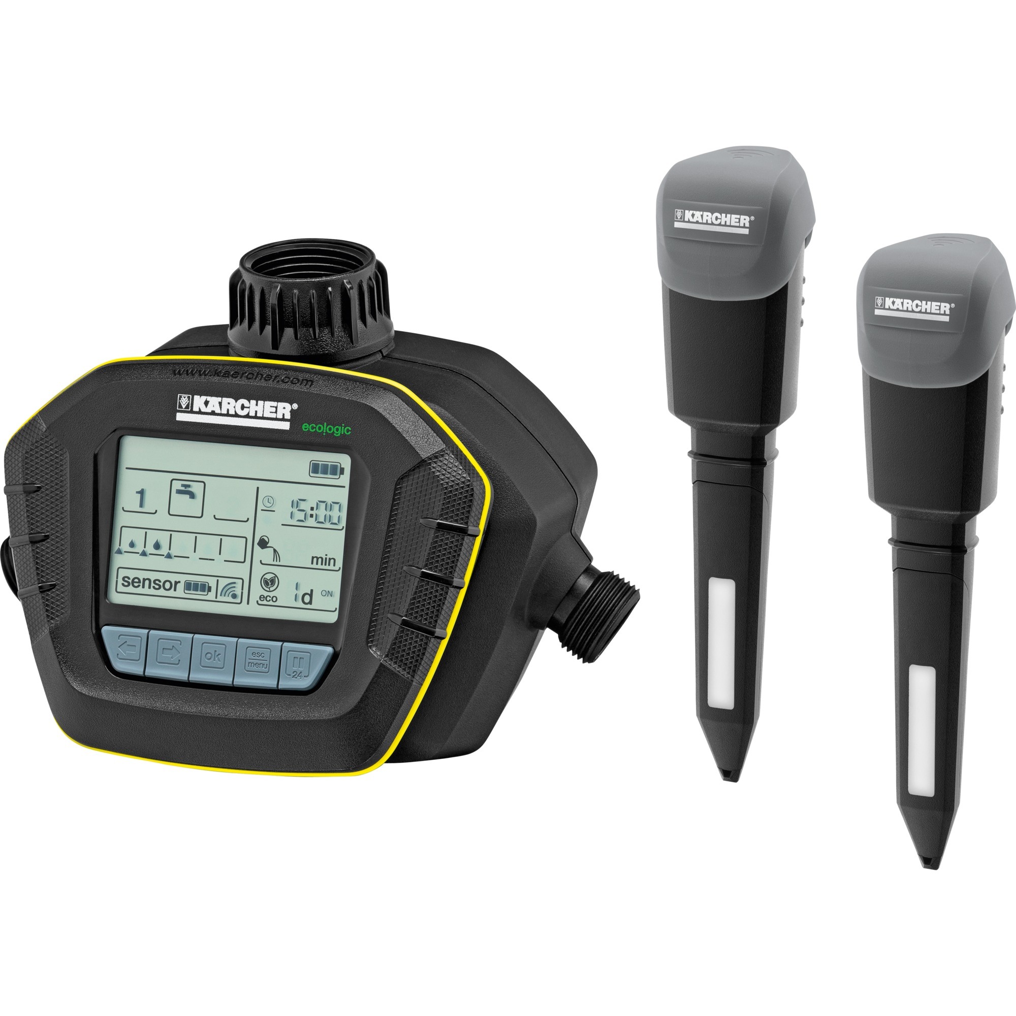 Kärcher SensoTimer ST6 Duo eco!ogic, Bewässerungssteuerung | 04039784610514 Kärcher SensoTimer ST6 Duo eco!ogic, Bewässerungssteuerung | 04039784610514