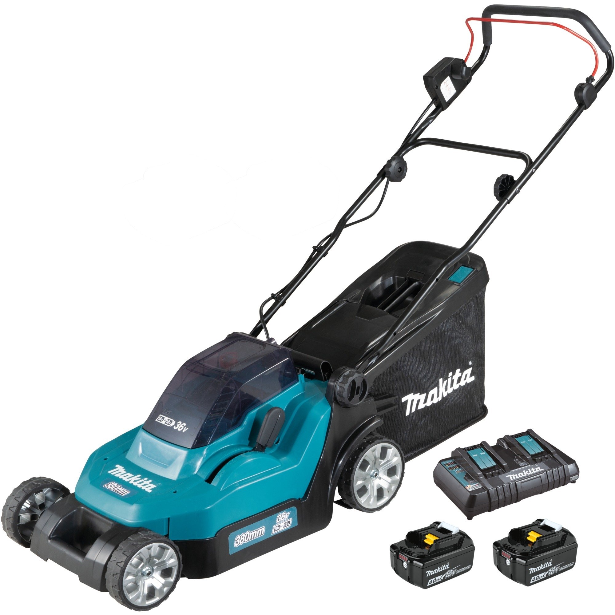 Makita Akku-Rasenmäher DLM382PM2, 36Volt (2x18Volt) | 00088381891134 Makita Akku-Rasenmäher DLM382PM2, 36Volt (2x18Volt) | 00088381891134