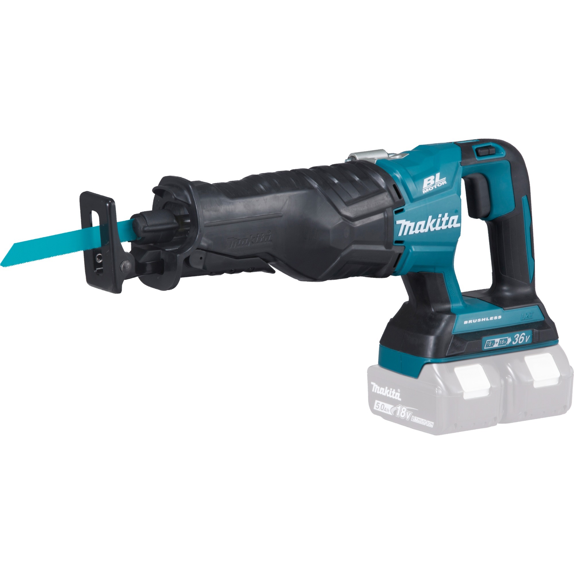 Makita Akku-Reciprosäge DJR360ZK, 36Volt (2x18V), Säbelsäge | 00088381806244 Makita Akku-Reciprosäge DJR360ZK, 36Volt (2x18V), Säbelsäge | 00088381806244