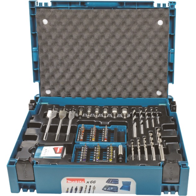 Makita Bohrer-Bit-Set, 66-teilig, im MAKPAC, Bohrer- & Bit-Satz | 00088381442237 Makita Bohrer-Bit-Set, 66-teilig, im MAKPAC, Bohrer- & Bit-Satz | 00088381442237