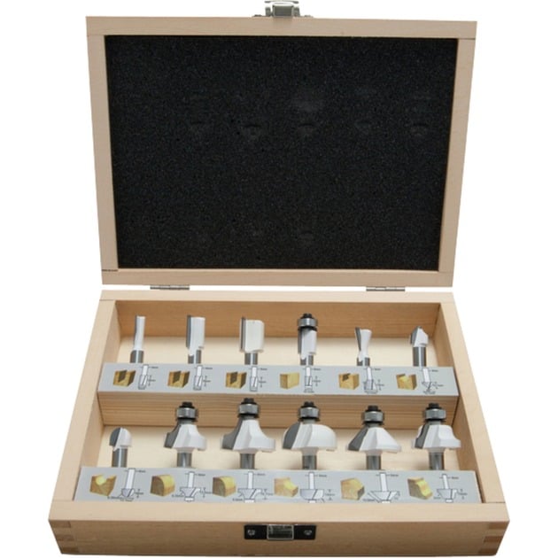 Makita Fräser-Set D-53556, 12-teilig | 00088381449922 Makita Fräser-Set D-53556, 12-teilig | 00088381449922