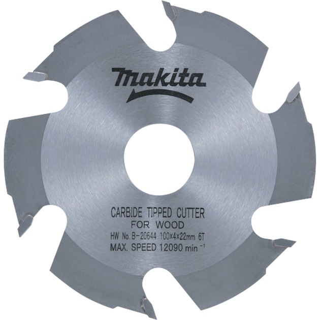 Makita Nutfräser Ø 100mm, 6Z, Sägeblatt | 00088381377133 Makita Nutfräser Ø 100mm, 6Z, Sägeblatt | 00088381377133