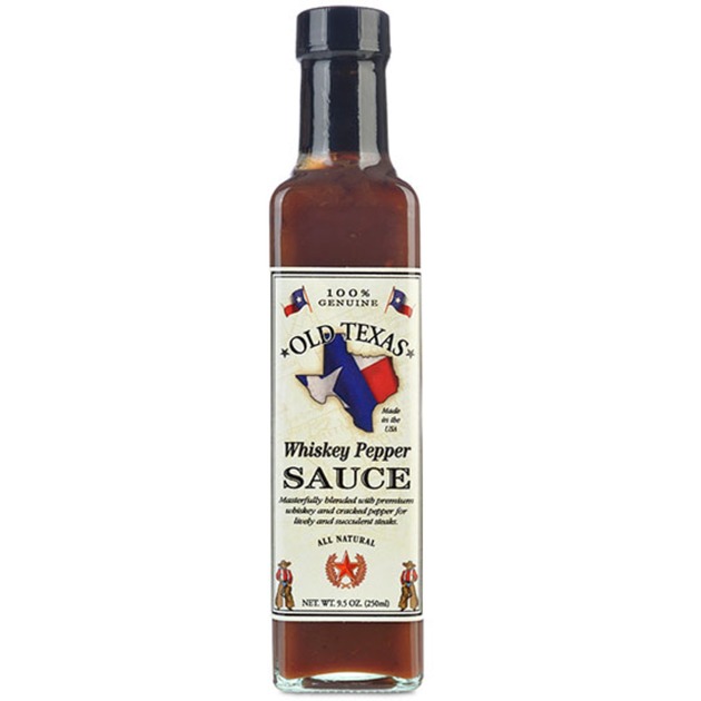 Old Texas Whiskey Pepper Steak Sauce | 00028934007599 Old Texas Whiskey Pepper Steak Sauce | 00028934007599