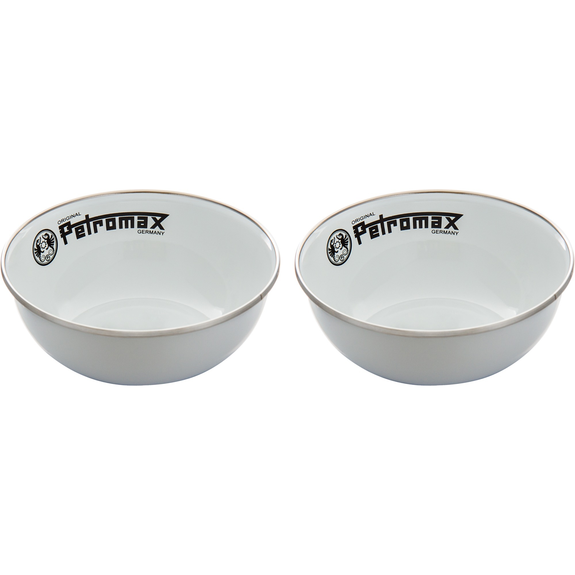 Emaille Schalen px-bowl-w 600ml, 2 Stück, Schüssel