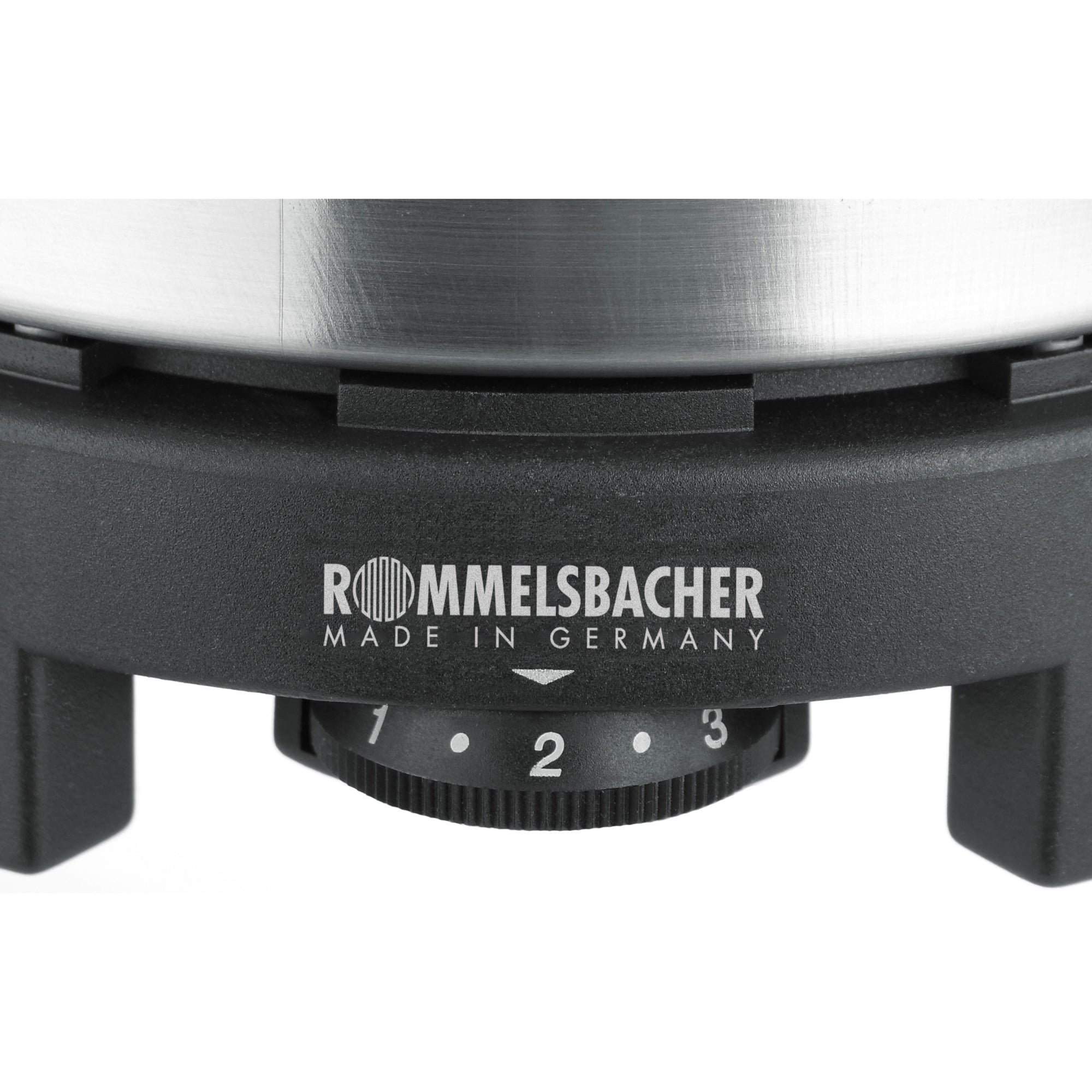 Rommelsbacher RK 501/S – Plaque De Cuisson Voyage 500W Avec Casserole, Idéale Camping Et Petites Portions