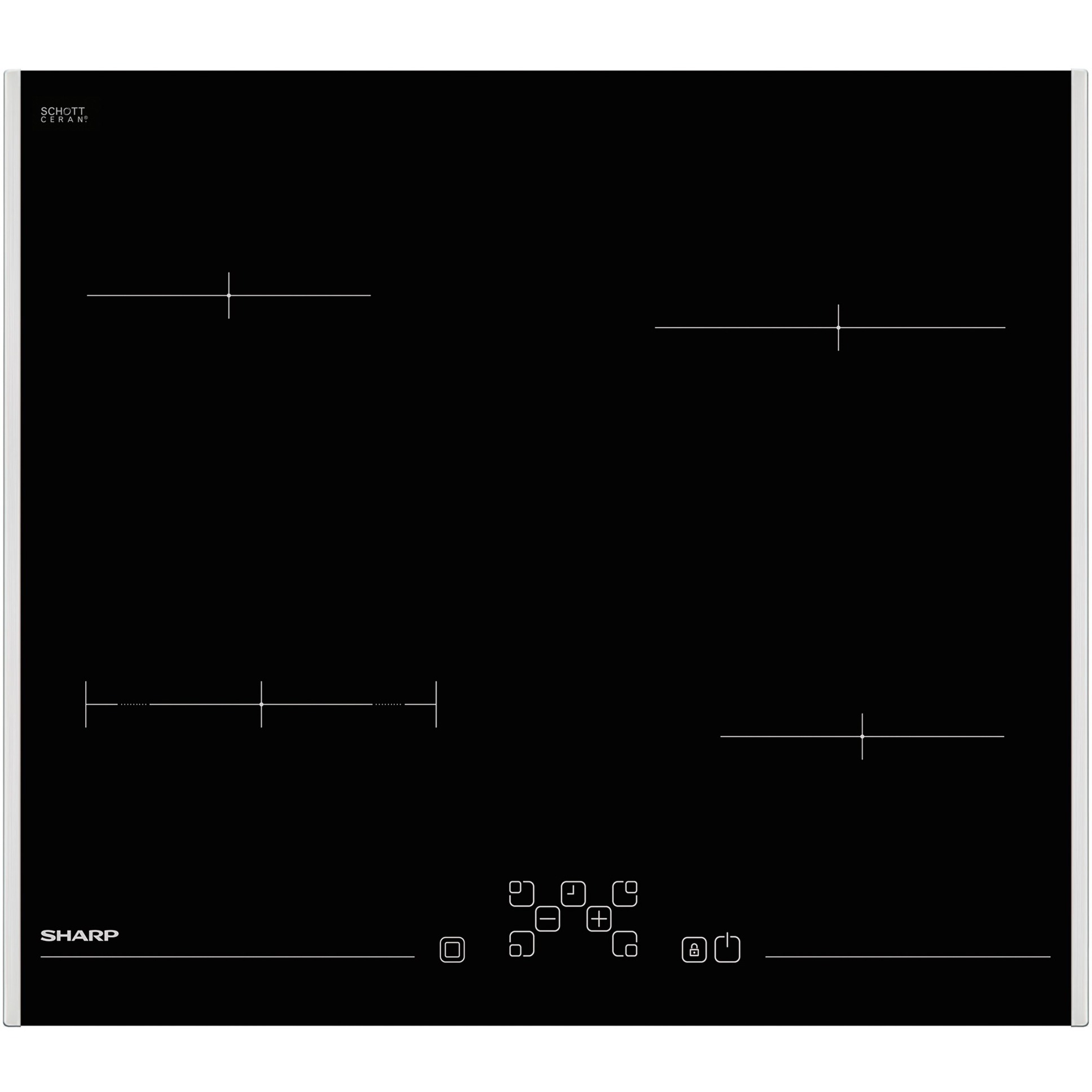 Sharp KH-6V08FT00, Autarkes Kochfeld | 04974019872476
