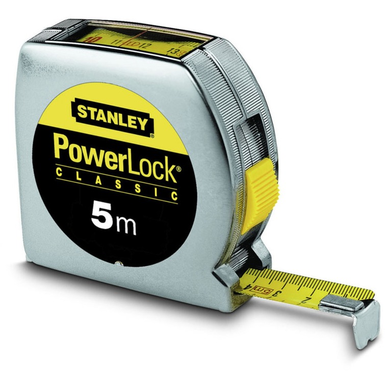 Bandmaß Powerlock mit Sichtfenster, 5 Meter