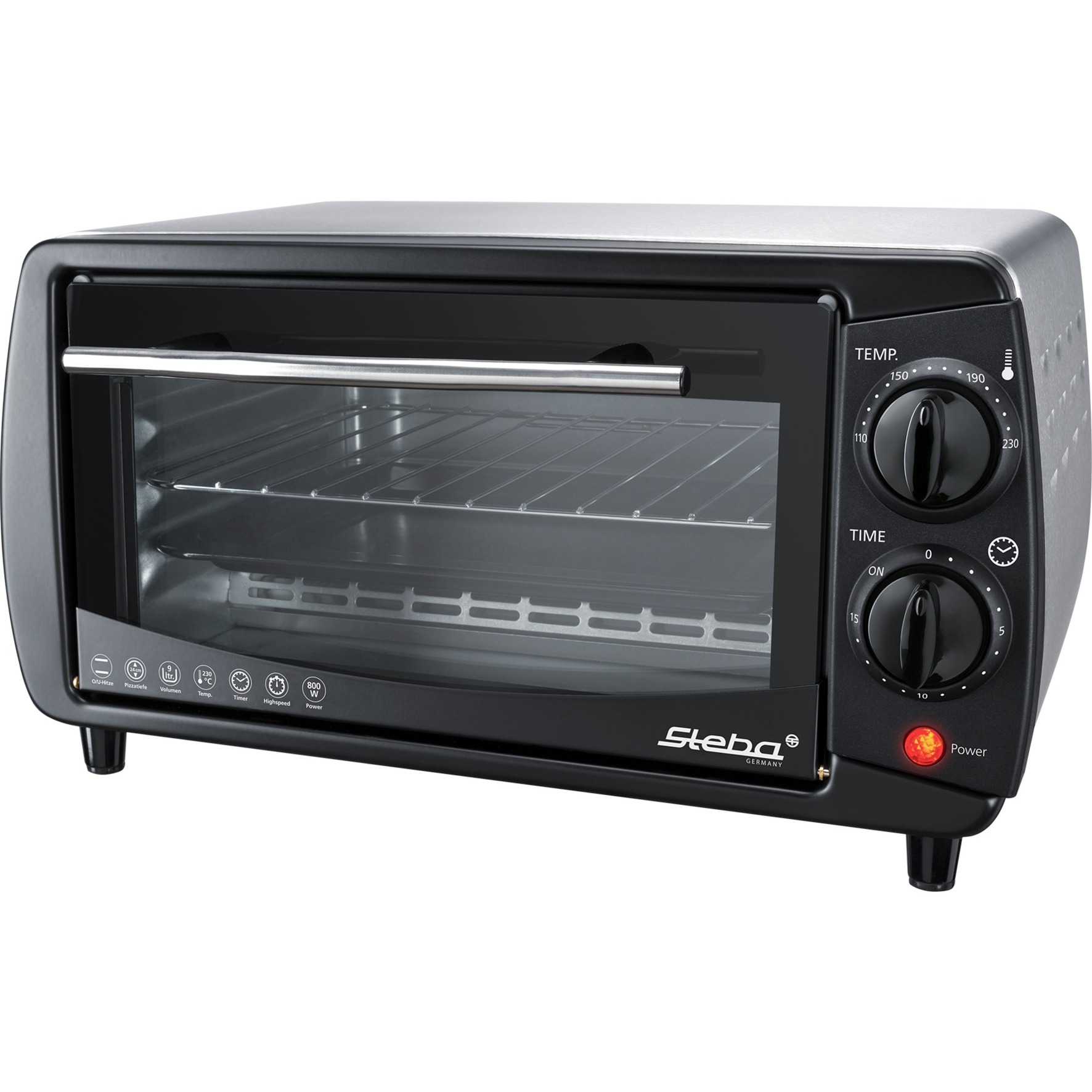 Steba KB 9.2 800W, Mini-Backofen | 04011833000781 Steba KB 9.2 800W, Mini-Backofen | 04011833000781