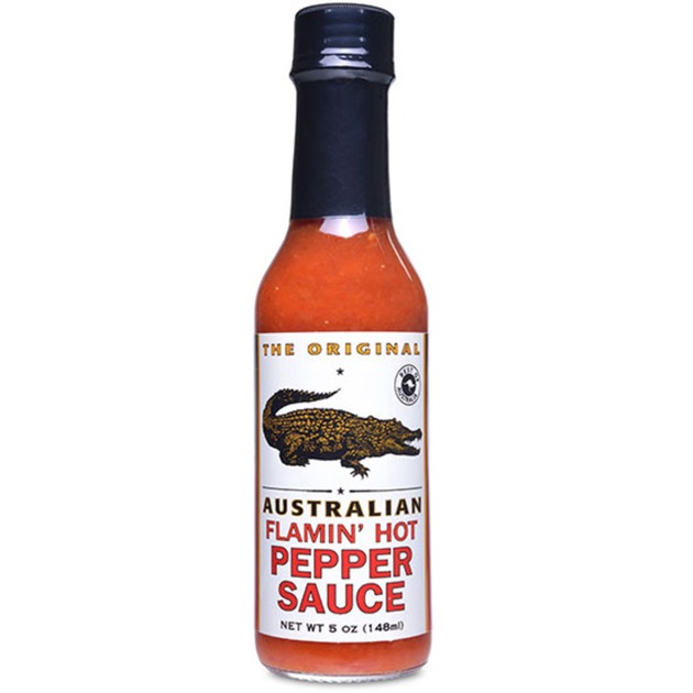 The Original Australian Flamin“ Hot Sauce | 00734027111523 The Original Australian Flamin“ Hot Sauce | 00734027111523