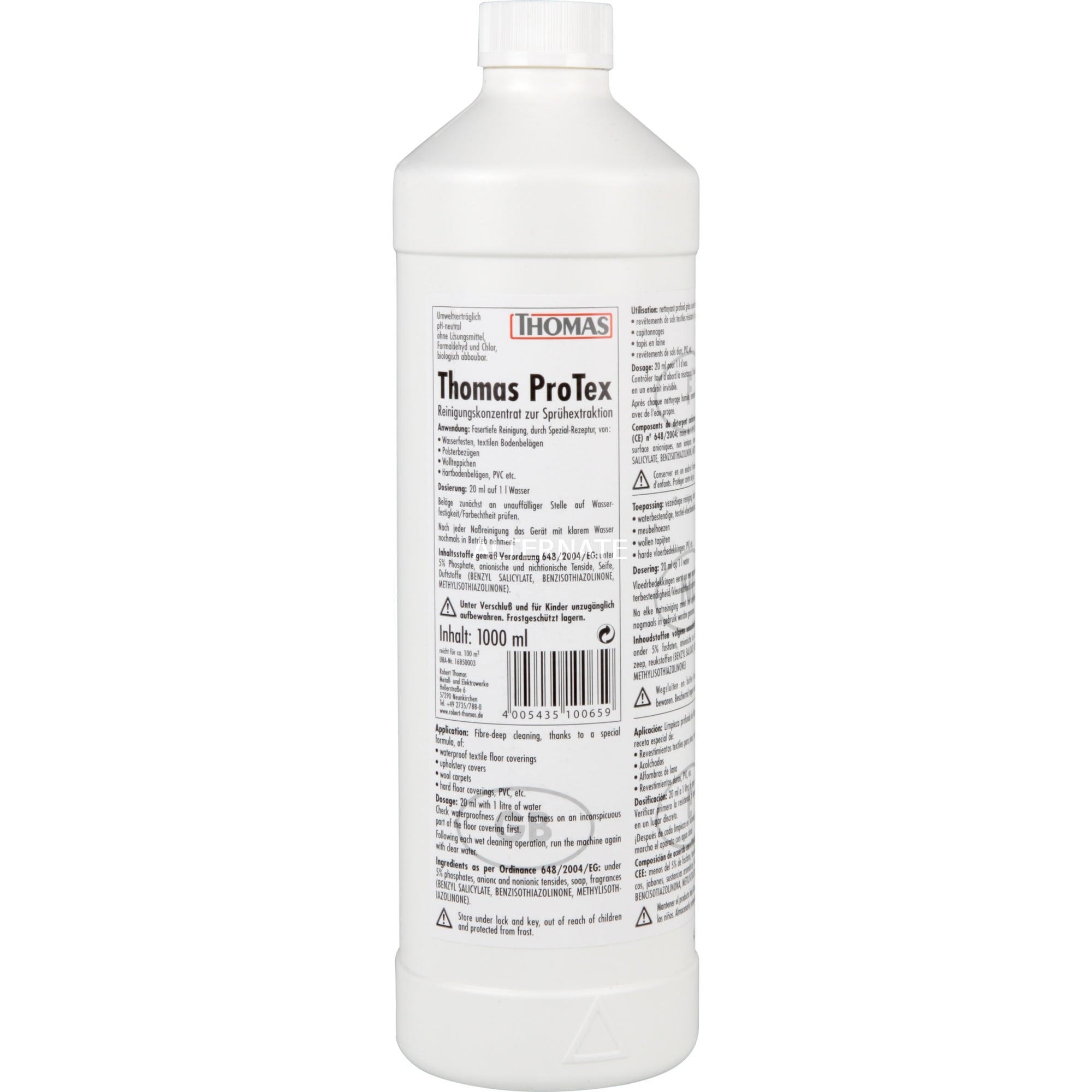 ProTex Reinigungskonzentrat, Reinigungsmittel