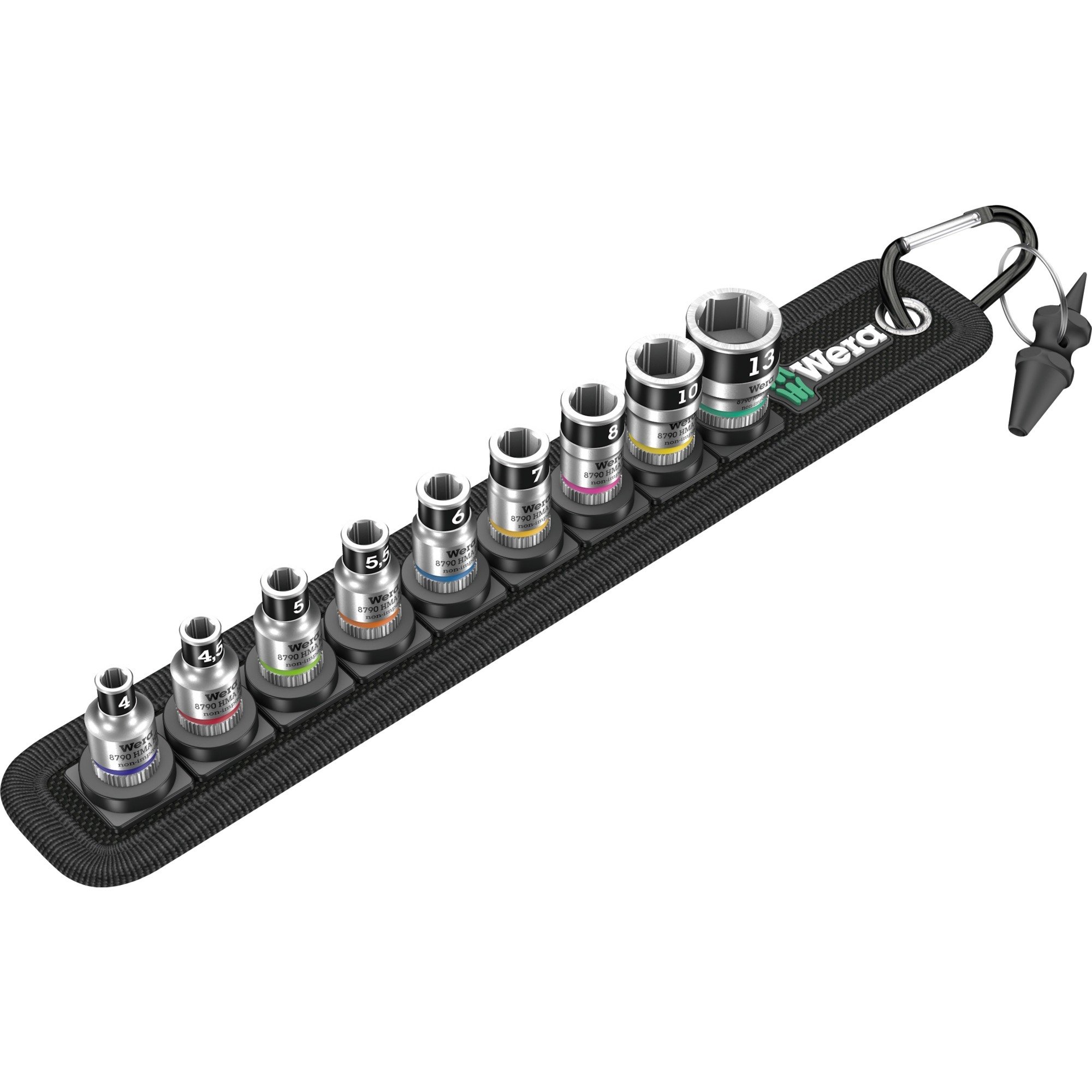 Wera Belt A1 Zyklop Steckschlüsseleinsatz-Satz, 1/4″ | 04013288190758 Wera Belt A1 Zyklop Steckschlüsseleinsatz-Satz, 1/4″ | 04013288190758