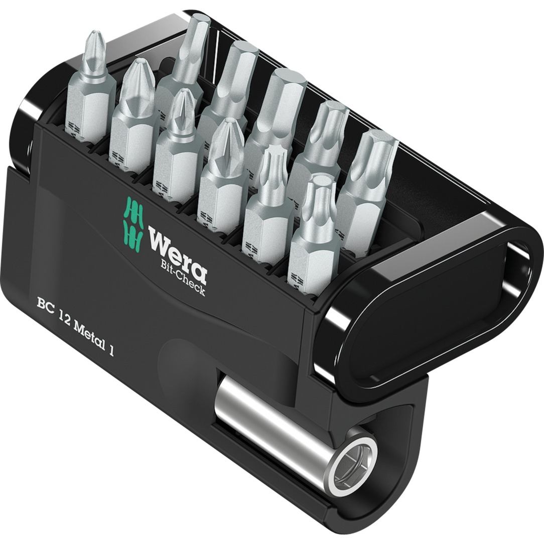 Wera Bit-Check 12 Metal 1, 1/4″, 12-teilig, Bit-Satz | 04013288179883