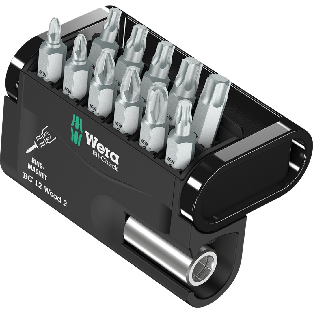 Wera Bit-Satz Bit-Check 12 Wood 2 | 04013288179890
