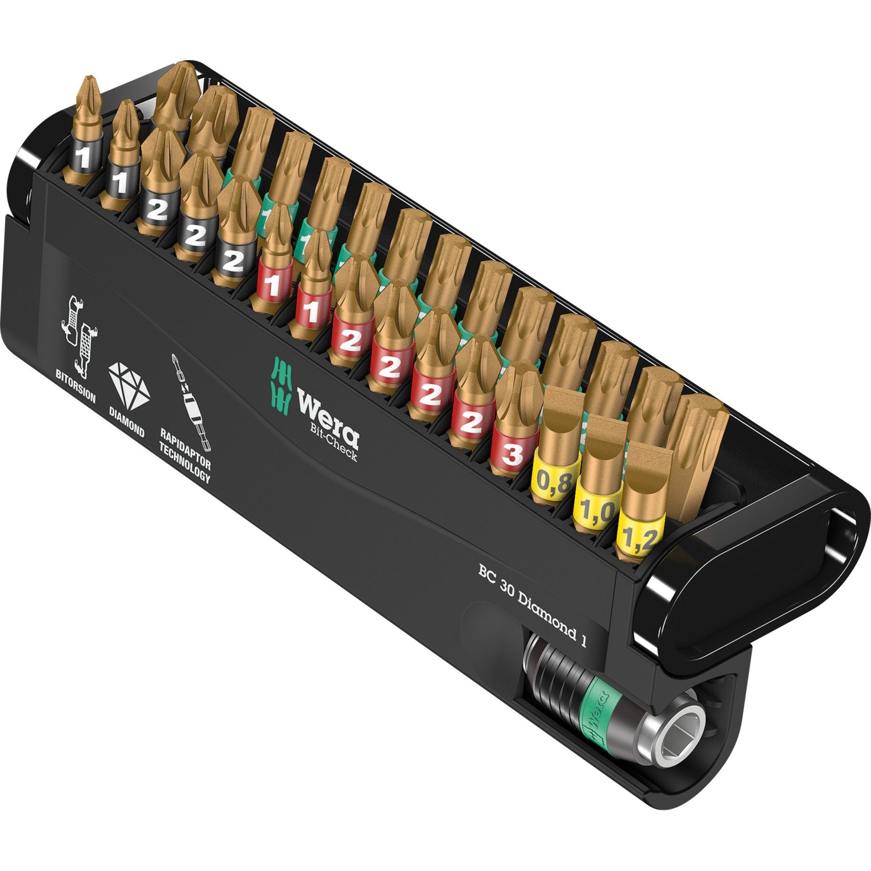 Wera Bit-Satz Bit-Check 30 Diamond 1 | 04013288179814 Wera Bit-Satz Bit-Check 30 Diamond 1 | 04013288179814