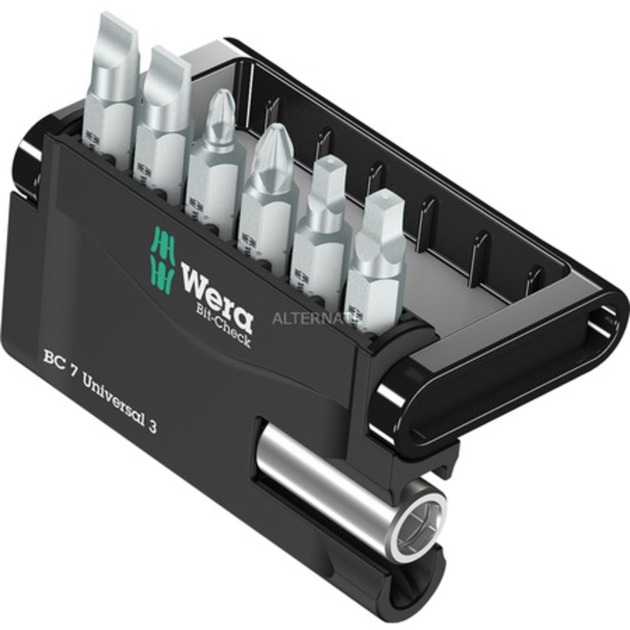 Wera Bit-Satz Bit-Check 7 Universal 3, 1/4″ | 04013288039835 Wera Bit-Satz Bit-Check 7 Universal 3, 1/4″ | 04013288039835