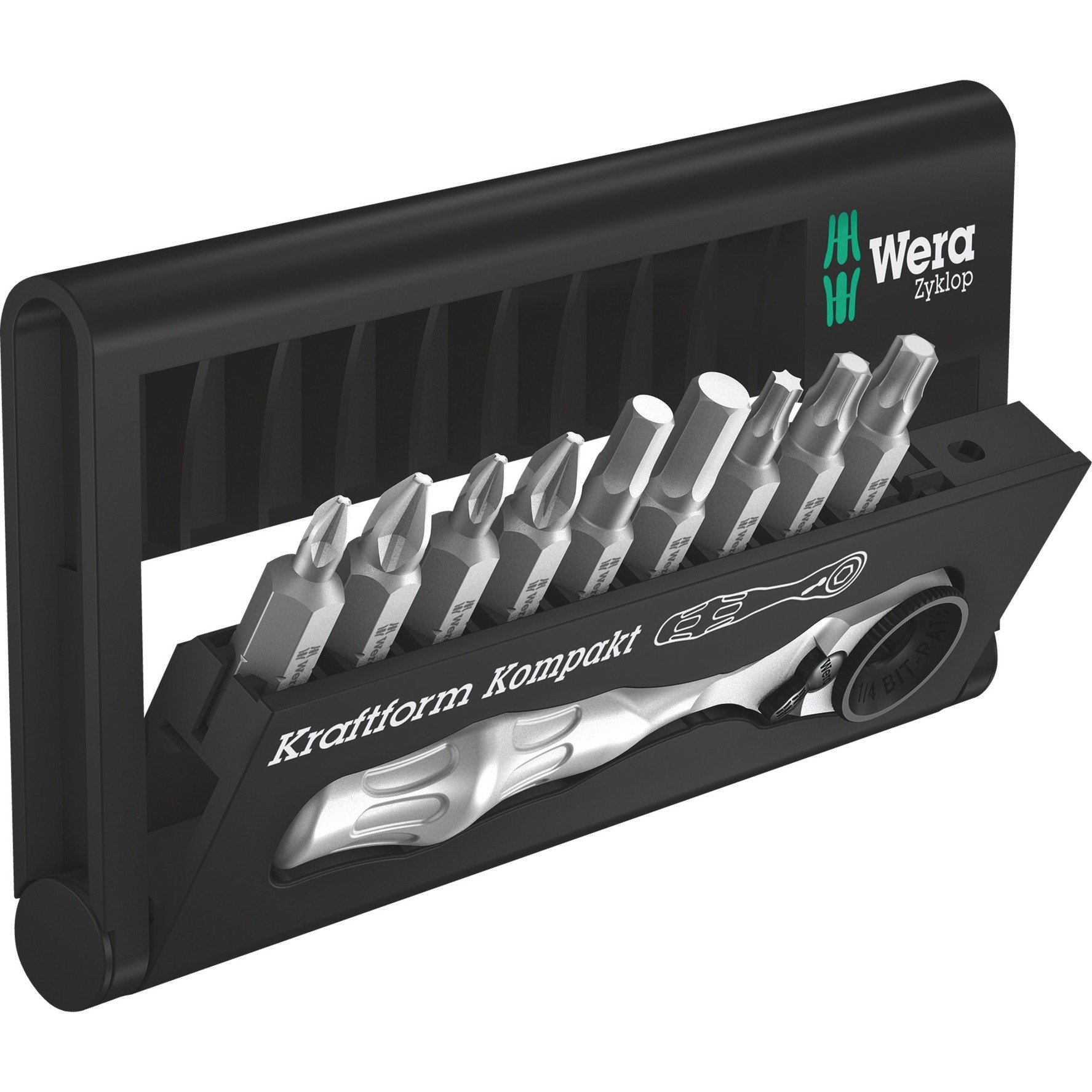 Wera Kraftform Kompakt Zyklop Mini 1, 10-teilig, Werkzeug-Set | 04013288168115 Wera Kraftform Kompakt Zyklop Mini 1, 10-teilig, Werkzeug-Set | 04013288168115