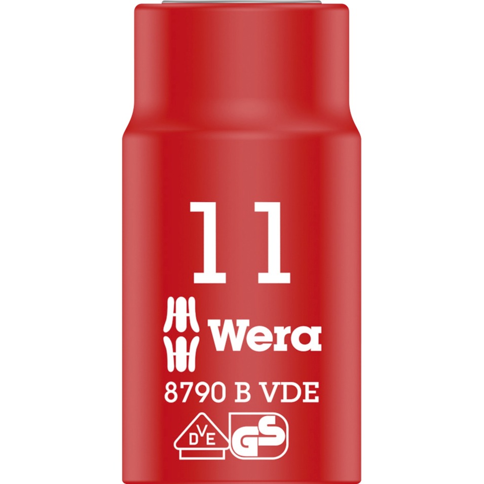 Wera VDE Zyklop-Steckschlüssel-Einsatz, 11mm, 3/8″ | 04013288192981 Wera VDE Zyklop-Steckschlüssel-Einsatz, 11mm, 3/8″ | 04013288192981