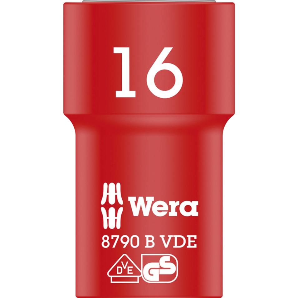 Wera VDE Zyklop-Steckschlüssel-Einsatz, 16mm, 3/8″ | 04013288193032 Wera VDE Zyklop-Steckschlüssel-Einsatz, 16mm, 3/8″ | 04013288193032