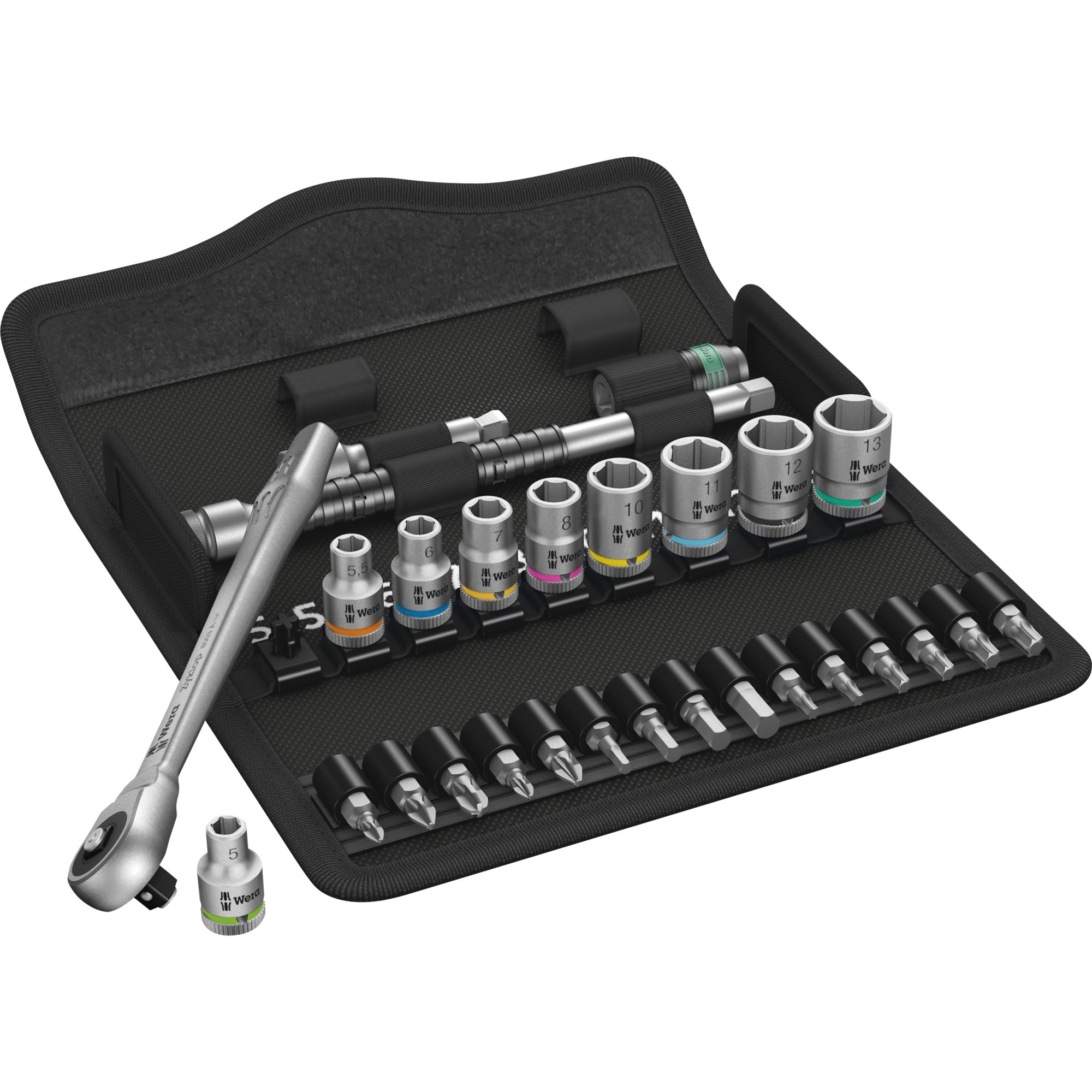 Wera Zyklop Metal-Knarrensatz 8100 SA 7, Werkzeug-Set | 04013288173898 Wera Zyklop Metal-Knarrensatz 8100 SA 7, Werkzeug-Set | 04013288173898