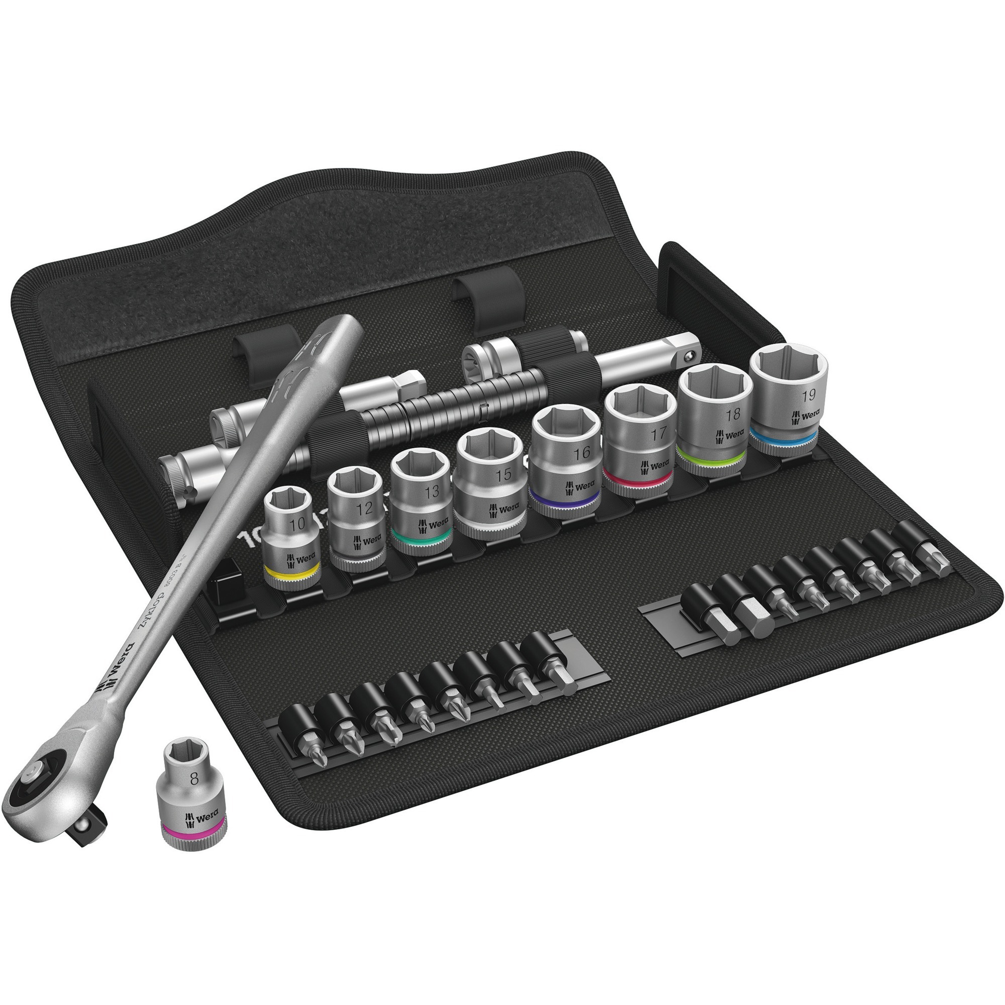 Zyklop Metal-Knarrensatz 8100 SB 7, 3/8", 29-teilig, Werkzeug-Set