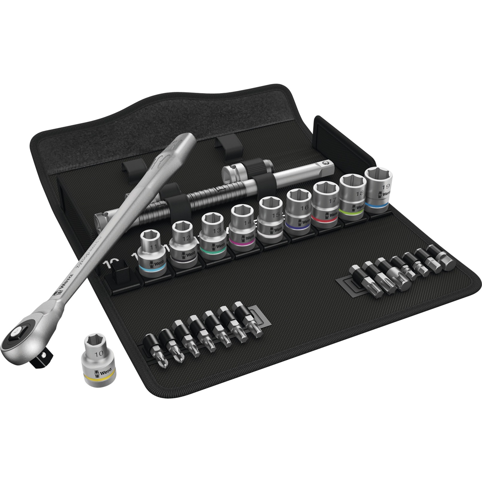 Wera Zyklop Metal-Knarrensatz 8100 SC 7, Werkzeug-Set | 04013288173942 Wera Zyklop Metal-Knarrensatz 8100 SC 7, Werkzeug-Set | 04013288173942