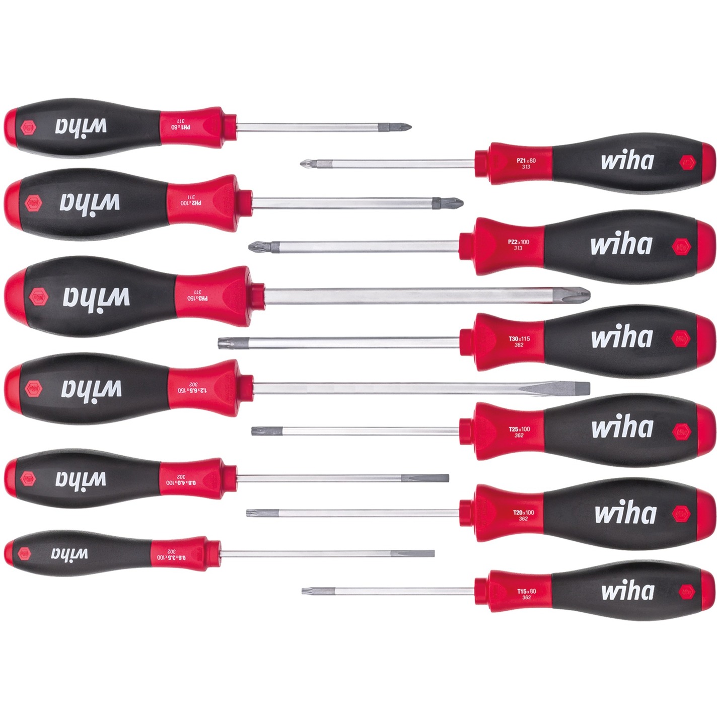 Schraubendreher-Set SoftFinish, 12-teilig