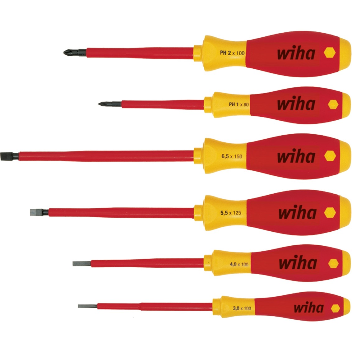 Wiha Schraubendreher-Set SoftFinish electric, 6-teilig | 04010995008338 Wiha Schraubendreher-Set SoftFinish electric, 6-teilig | 04010995008338