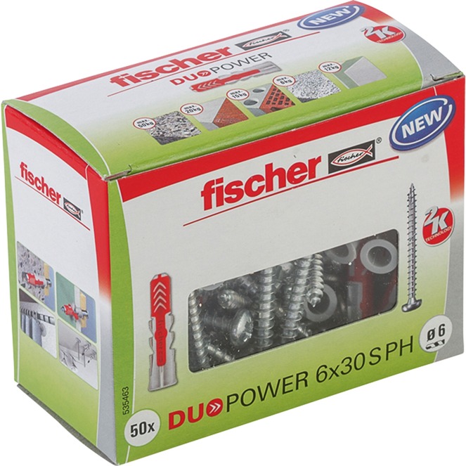 Fischer Dübel DUOPOWER 6×30 S PH LD | 04048962239928 Fischer Dübel DUOPOWER 6×30 S PH LD | 04048962239928