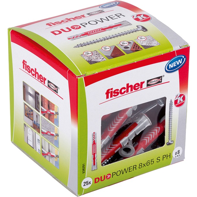 Fischer Dübel DUOPOWER 8×65 S PH LD | 04048962262285 Fischer Dübel DUOPOWER 8×65 S PH LD | 04048962262285