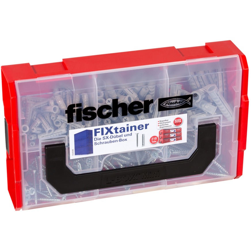 Fischer FixTainer SX Dübel- und Schrauben-Box | 04048962219852 Fischer FixTainer SX Dübel- und Schrauben-Box | 04048962219852