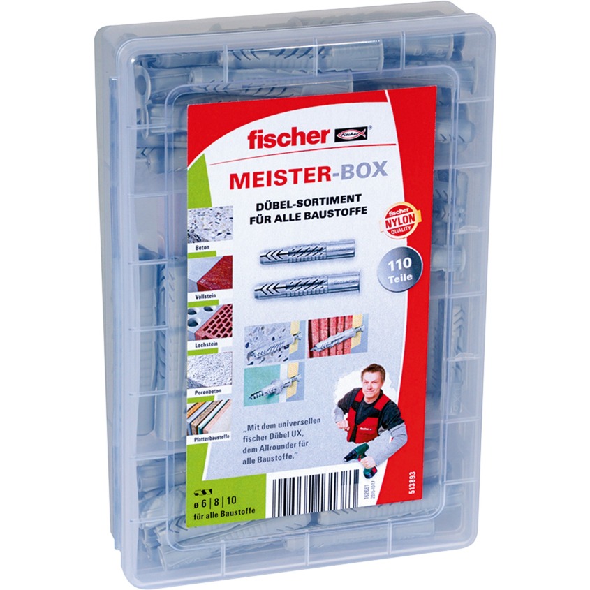 Fischer Meister-Box UX / UX-R, Dübel | 04048962131383 Fischer Meister-Box UX / UX-R, Dübel | 04048962131383