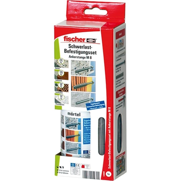 Fischer Schwerlast-Befestigungsset SBS Ankerstange M8 , Mörtel | 04048962250701