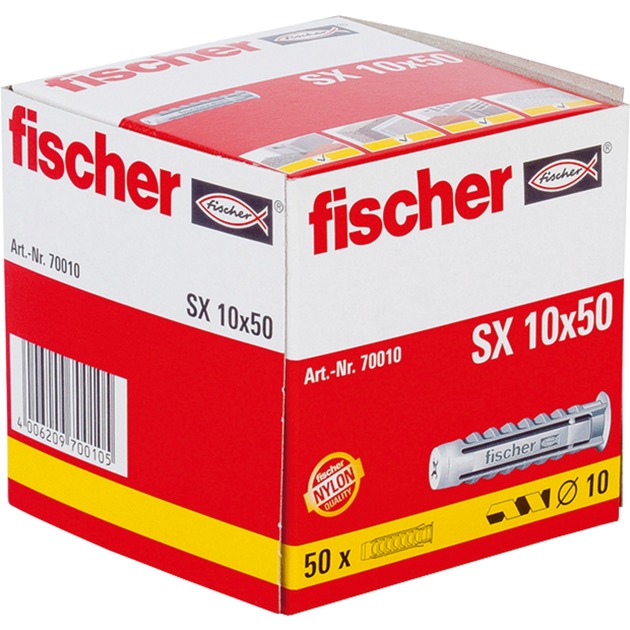 Fischer Spreizdübel SX 10×50 | 04006209700105 Fischer Spreizdübel SX 10×50 | 04006209700105