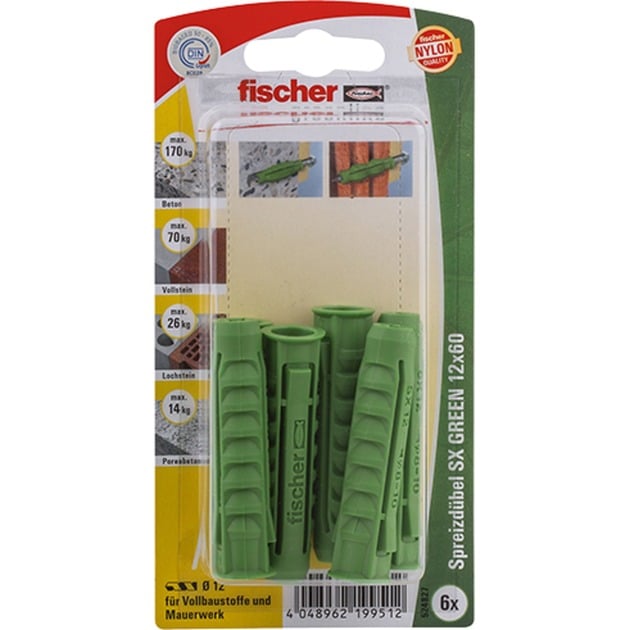 Spreizdübel SX GREEN 12x60 K
