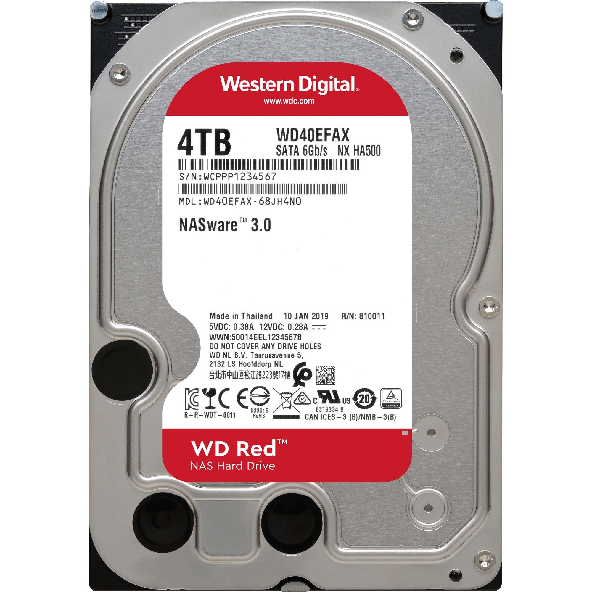 WD Red NAS-Festplatte 4 TB | 00718037861036 WD Red NAS-Festplatte 4 TB | 00718037861036