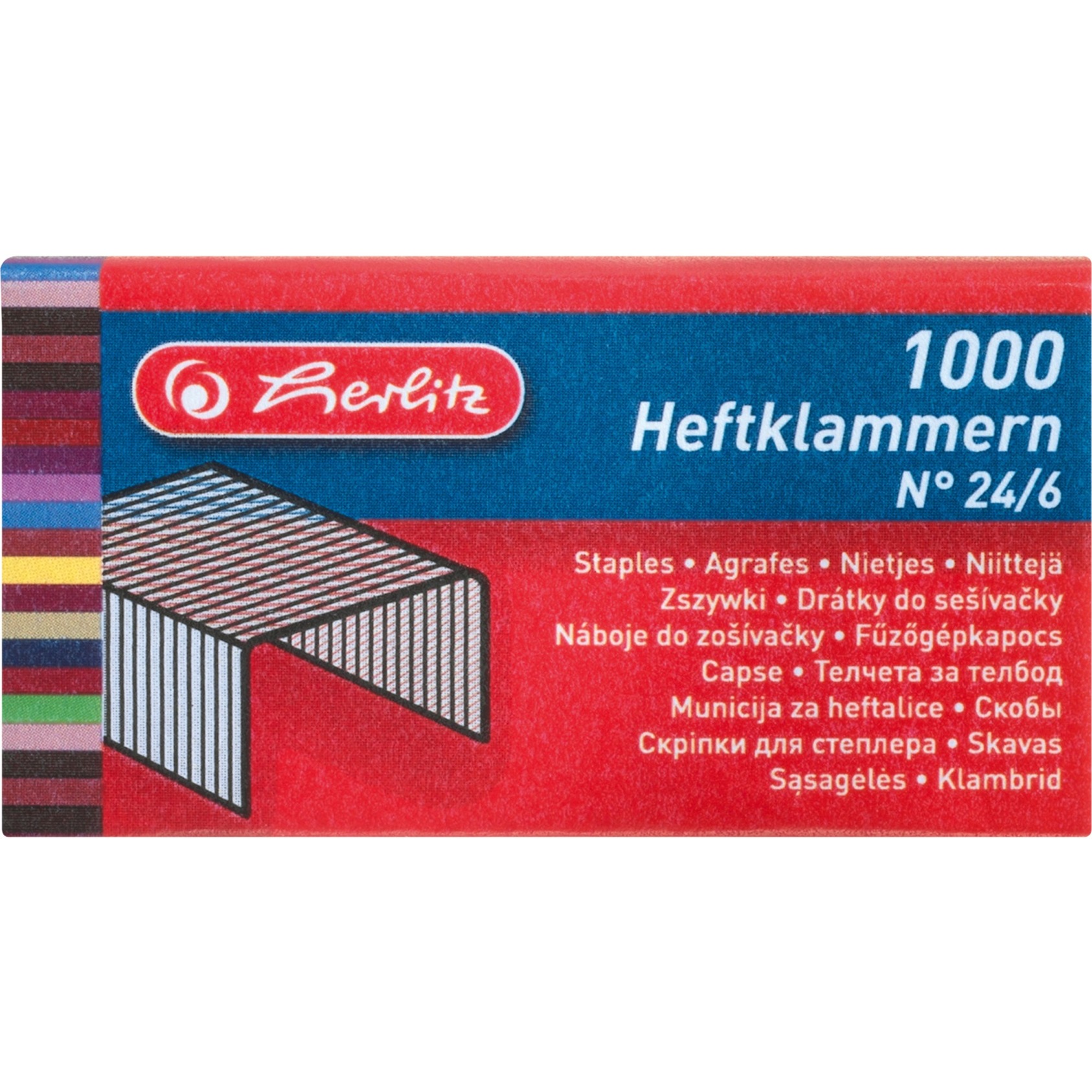 Herlitz Heftklammern No. 24/6 | 04008118760515 Herlitz Heftklammern No. 24/6 | 04008118760515