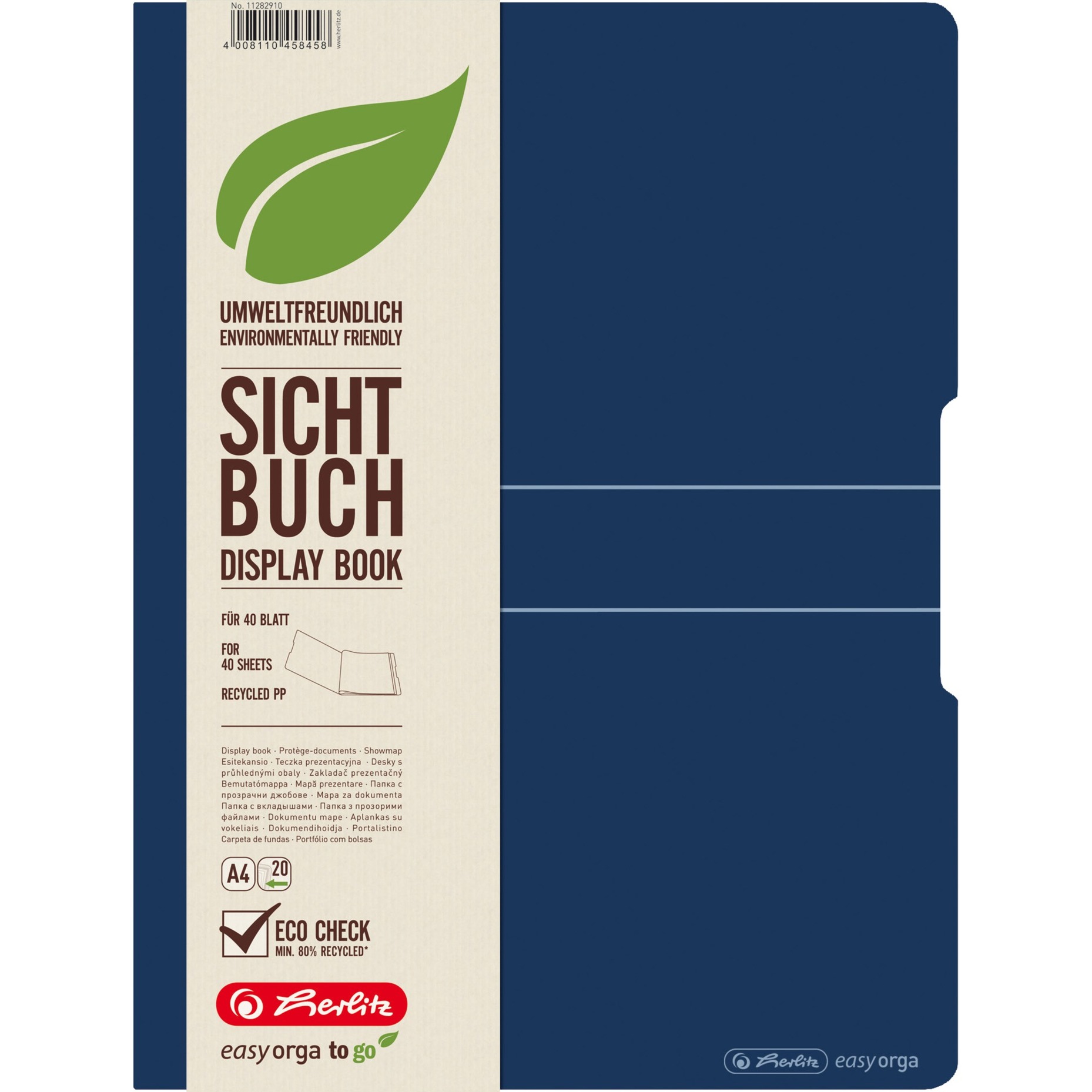 Herlitz Sichtbuch Recycling, Ordner | 04008110458458 Herlitz Sichtbuch Recycling, Ordner | 04008110458458
