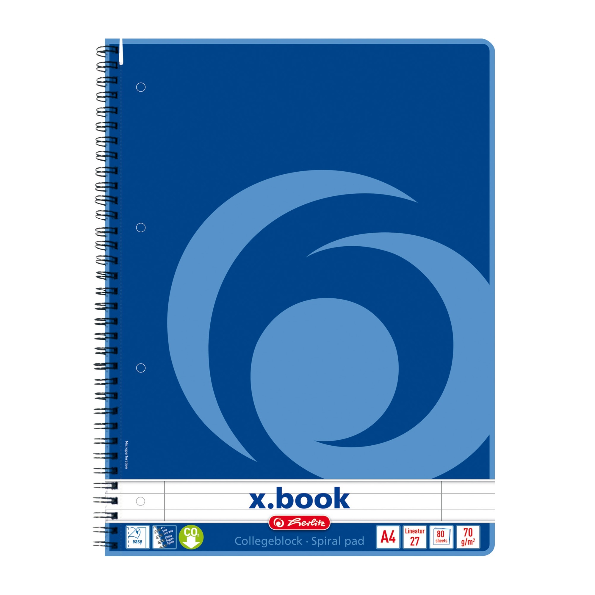 Herlitz Spiralblock, College Block | 04008110306421 Herlitz Spiralblock, College Block | 04008110306421