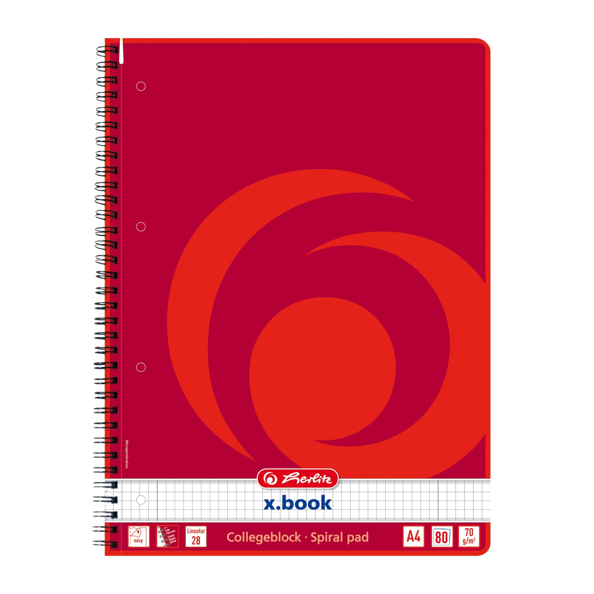 Herlitz Spiralblock, College Block | 04008110306452 Herlitz Spiralblock, College Block | 04008110306452