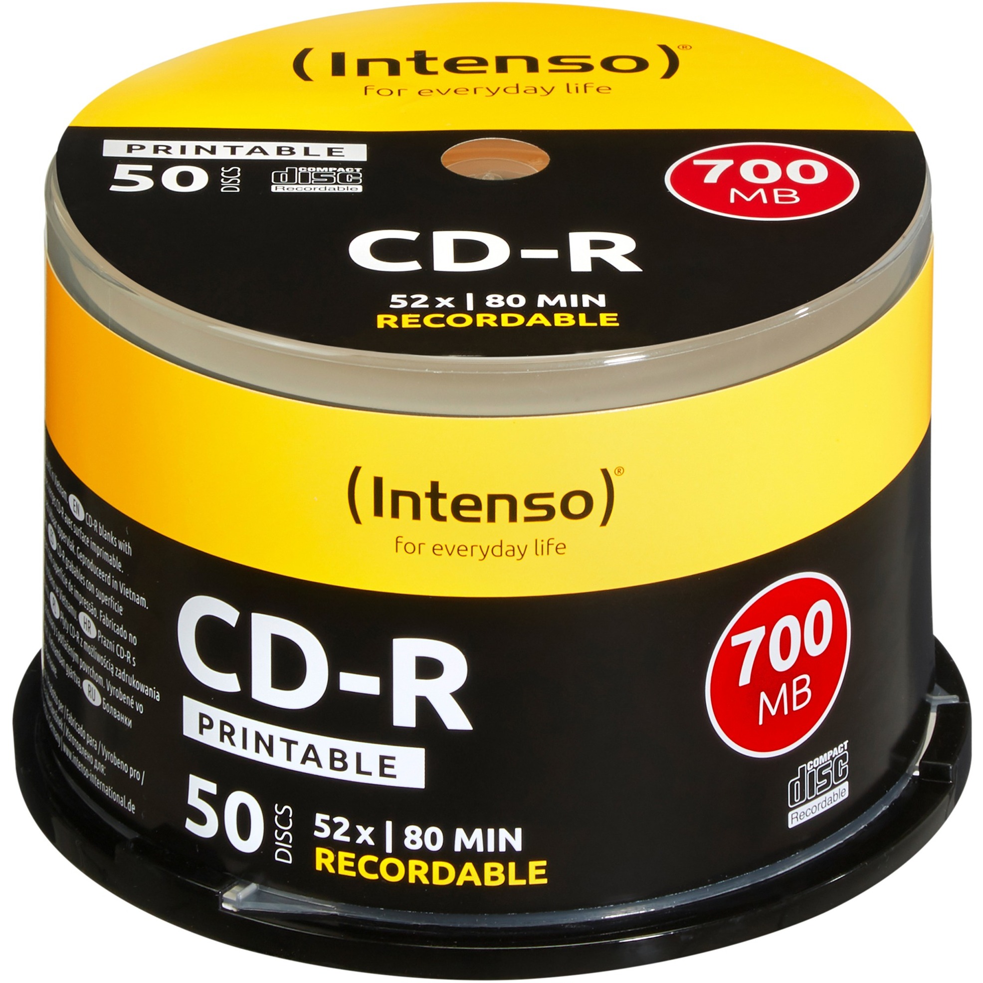 Intenso CD-R 700 MB, CD-Rohlinge | 04034303004157 Intenso CD-R 700 MB, CD-Rohlinge | 04034303004157