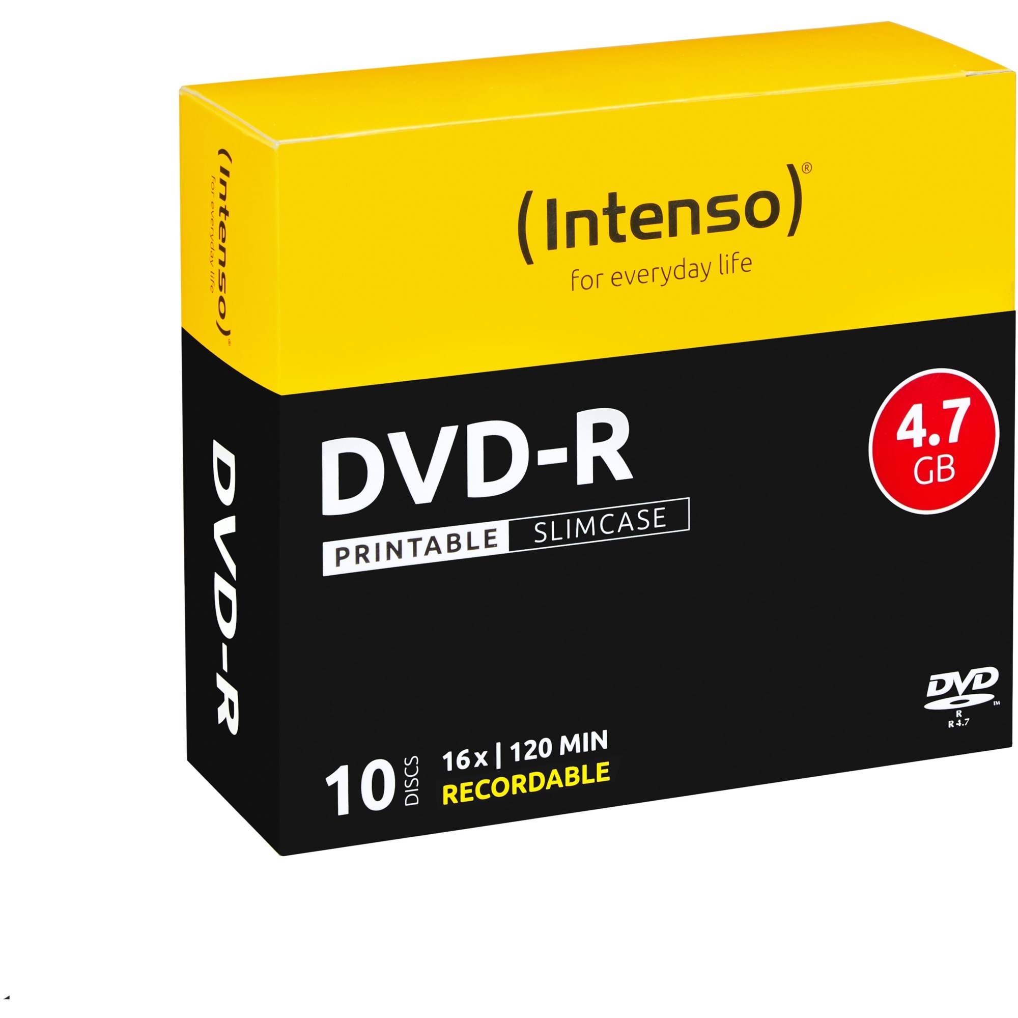 Intenso DVD-R 4,7 GB, DVD-Rohlinge | 04034303004607 Intenso DVD-R 4,7 GB, DVD-Rohlinge | 04034303004607